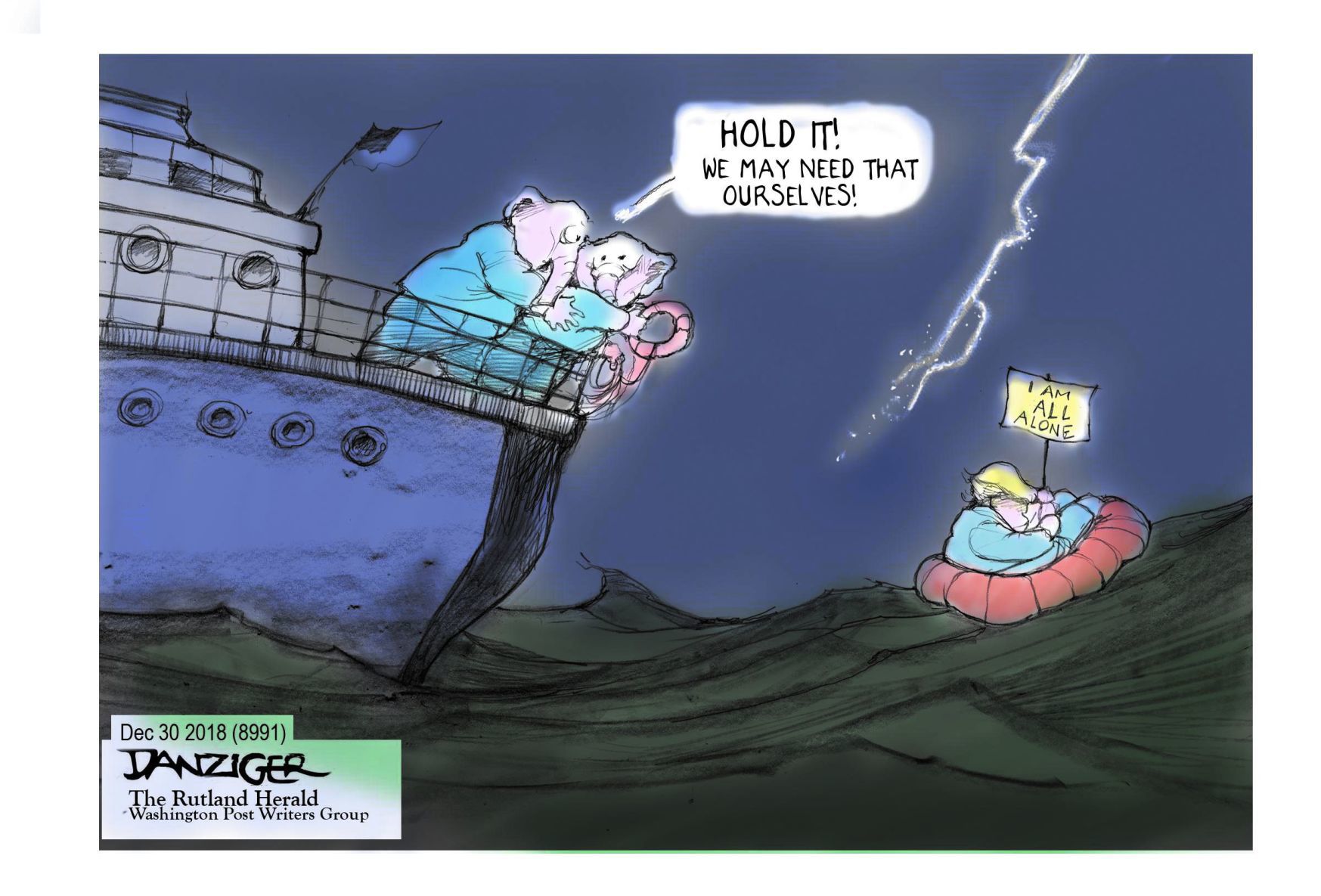 Jeff Danziger cartoon